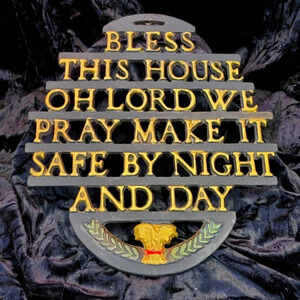 Vintage BLESSING ~ Trivet/Wall Art ~ on My Wall My Whole Life! 💝💖💞